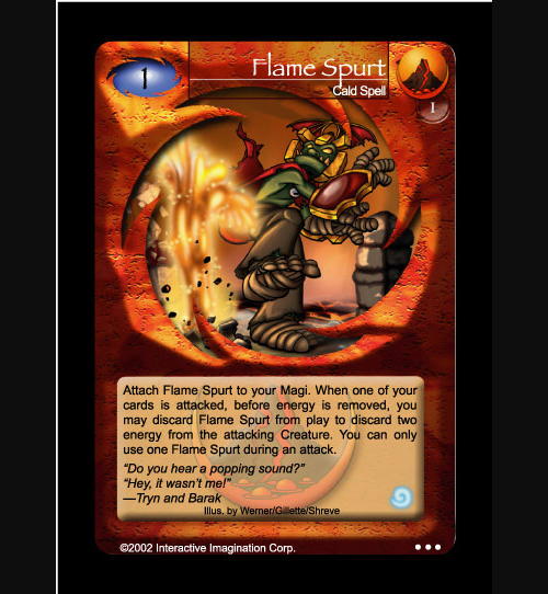 Flame Spurt - Foil